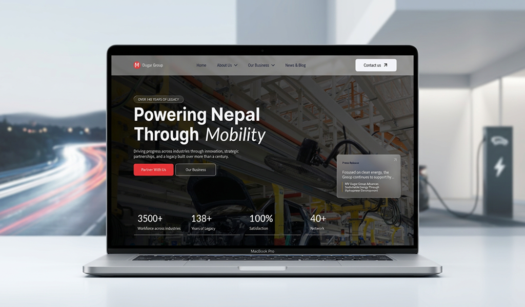 MV Dugar Group - Portfolio and Social Media Automation