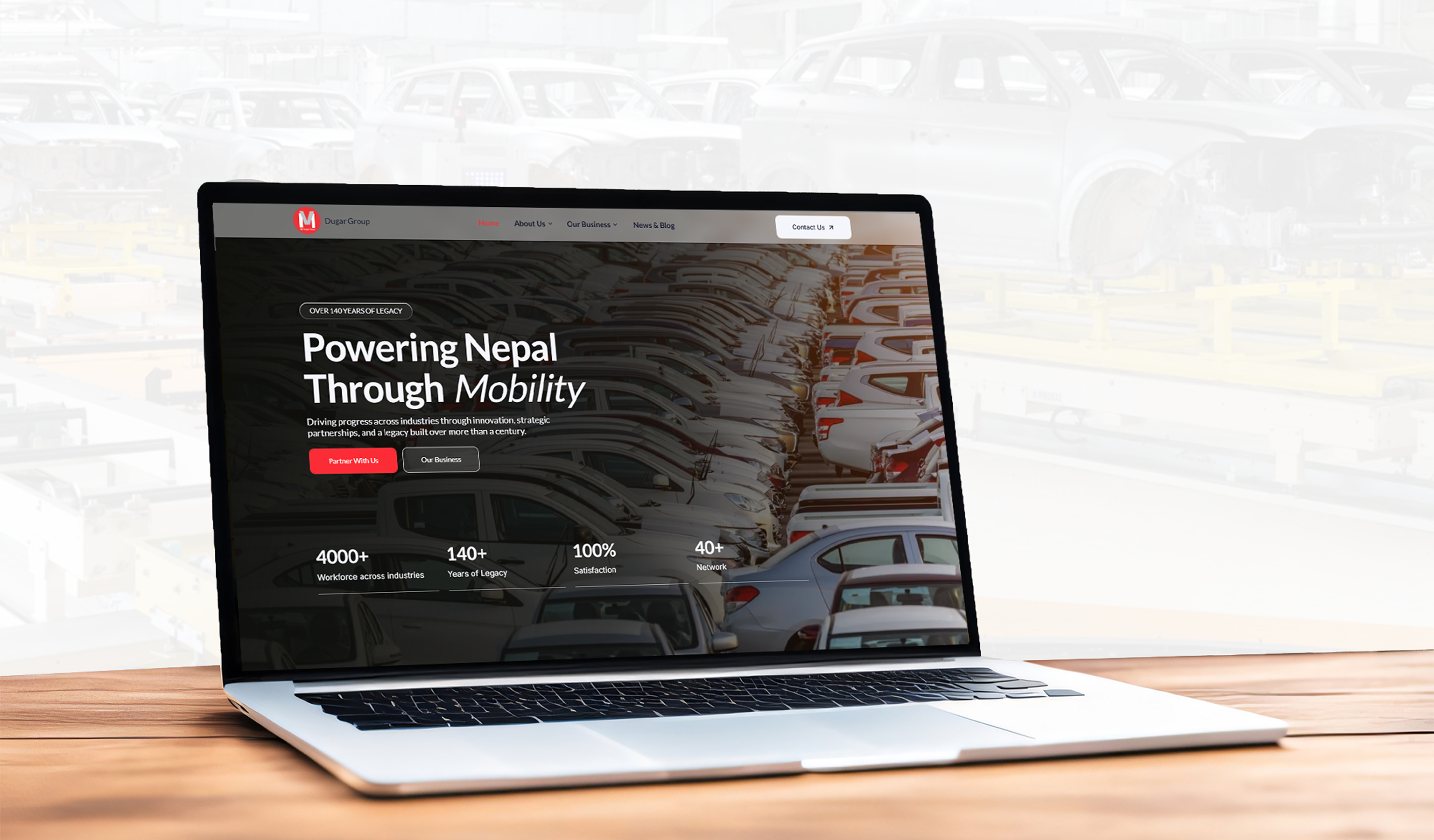 MV Dugar Group - Portfolio and Social Media Automation